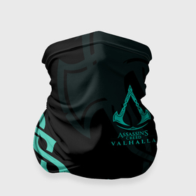 Бандана-труба 3D с принтом Assassin s Creed Valhalla в Белгороде, 100% полиэстер, ткань с особыми свойствами — Activecool | плотность 150‒180 г/м2; хорошо тянется, но сохраняет форму | Тематика изображения на принте: crow | slayer | valhalla | vikings | асасин | ассасин крид | ассассин | вальхалла | викинги | ворон | тамплиеры