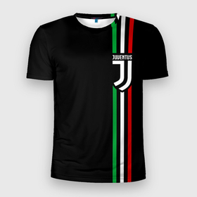 Мужская футболка 3D Slim с принтом Juventus Ювентус в Тюмени, 100% полиэстер с улучшенными характеристиками | приталенный силуэт, круглая горловина, широкие плечи, сужается к линии бедра | cr7 | fc juventus | football | juve | juventus | ronaldo | sport | роналдо | спорт | футбол | ювентус