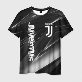 Мужская футболка 3D с принтом Juventus geometry stripes Ювентус геометрические полосы в Белгороде, 100% полиэфир | прямой крой, круглый вырез горловины, длина до линии бедер | cr7 | fc juventus | football | juve | juventus | ronaldo | sport | роналдо | спорт | футбол | ювентус