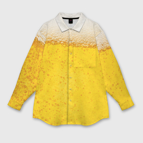 Мужская рубашка oversize 3D с принтом Пиво в Курске,  |  | Тематика изображения на принте: пенное | хмельное