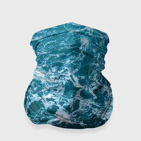 Бандана-труба 3D с принтом Водная гладь в Кировске, 100% полиэстер, ткань с особыми свойствами — Activecool | плотность 150‒180 г/м2; хорошо тянется, но сохраняет форму | волны | море | рябь