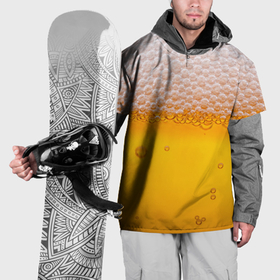 Накидка на куртку 3D с принтом Живое пенное в Екатеринбурге, 100% полиэстер |  | Тематика изображения на принте: beer | бир | напитки | пенное
