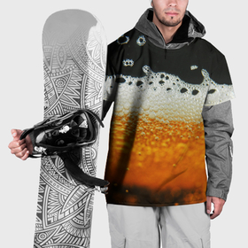 Накидка на куртку 3D с принтом Темное пиво , 100% полиэстер |  | beer | бир | напитки | пенное