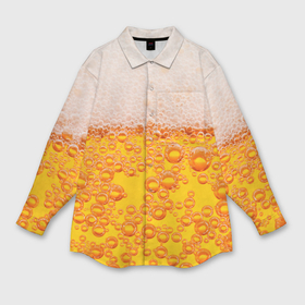 Мужская рубашка oversize 3D с принтом Пиво с пеной в Тюмени,  |  | Тематика изображения на принте: beer | textures | бир | напитки | пенное | текстуры | фон