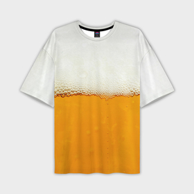 Мужская футболка oversize 3D с принтом Я пиво в Рязани,  |  | beer | бир | напитки | пенное