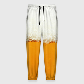 Мужские брюки 3D с принтом Я пиво в Петрозаводске, 100% полиэстер | манжеты по низу, эластичный пояс регулируется шнурком, по бокам два кармана без застежек, внутренняя часть кармана из мелкой сетки | beer | бир | напитки | пенное