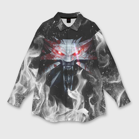 Мужская рубашка oversize 3D с принтом Ведьмак   когти ,  |  | geralt | the witcher | the witcher wild hunt | witcher | wolf | ведьмак | ведьмак 3 | волк | геральт | йенифер | охотник | трисс | цири