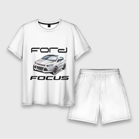 Мужской костюм с шортами 3D с принтом Ford в Кировске,  |  | Тематика изображения на принте: focus | ford | авто | гонки | машина | тачка | фокус | форд