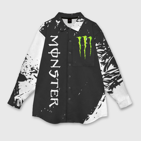 Мужская рубашка oversize 3D с принтом Monster energy в Екатеринбурге,  |  | black monster | bmx | claw | cybersport | energy | monster | monster energy | moto | motocross | race | sport | киберспорт | когти | монстер энерджи | монстр | мото | мотокросс | ралли | скейтбординг | спорт | т | энергия