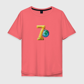 Мужская футболка хлопок Oversize с принтом Delphi 7 | Делфи 7 в Санкт-Петербурге, 100% хлопок | свободный крой, круглый ворот, “спинка” длиннее передней части | delphi | делфи | дэлфи | программирования | технарь | язык