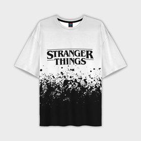 Мужская футболка oversize 3D с принтом Stranger things в Тюмени,  |  | Тематика изображения на принте: 11 | stranger things | одди | одиннадцатая | очень странные дела | сериалы