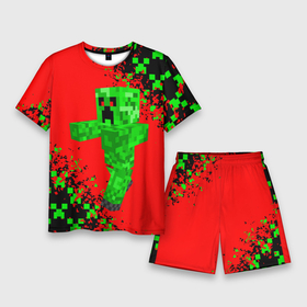 Мужской костюм с шортами 3D с принтом Minecraft в Курске,  |  | craft | game | mine | minecraft | minecraftmemories | pixel | twitter | игра | майнкрафт | маркус перссон | пиксель | ремесло | шахта