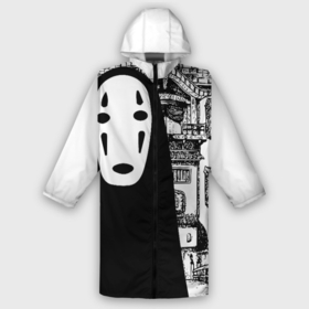 Мужской дождевик 3D с принтом No Face Spirited Away Ghibli в Белгороде,  |  | Тематика изображения на принте: ghibli | hayao miyazaki | no face | spirited away | studio ghibli | аниме | безликий | гибли | манга | унесенные призраками