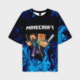 Мужская футболка oversize 3D с принтом Minecraft ,  |  | Тематика изображения на принте: block | creeper | cube | minecraft | pixel | блок | геометрия | крафт | крипер | кубики | майнкрафт | пиксели