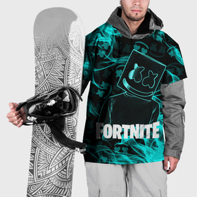 Накидка на куртку 3D с принтом Fortnite Marshmello в Кировске, 100% полиэстер |  | archetype | fortnite | fortnite x | game | ikonik | marshmello | raven | архетип | ворон | игра | иконик | маршмелло | фортнайт