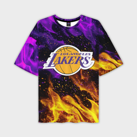 Мужская футболка oversize 3D с принтом LA Lakers ,  |  | america | basketball | kobe bryant | la | la lakers | lakers | los angeles lakers | nba | usa | баскетбол | кобе брайант | лос анджелес лейкерс | нба | сша