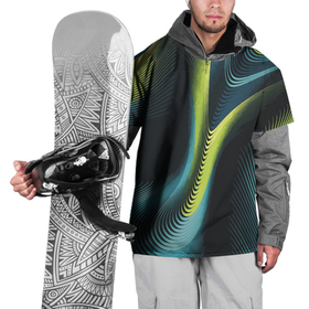 Накидка на куртку 3D с принтом Wave   Fashion , 100% полиэстер |  | Тематика изображения на принте: abstraction | color | fashion | rastr | wave | абстракция | волна | мода | растр | цвет