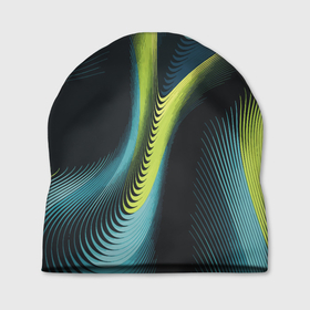 Шапка 3D с принтом Wave   Fashion в Тюмени, 100% полиэстер | универсальный размер, печать по всей поверхности изделия | abstraction | color | fashion | rastr | wave | абстракция | волна | мода | растр | цвет