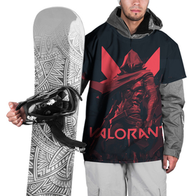 Накидка на куртку 3D с принтом VALORANT OMEN в Курске, 100% полиэстер |  | Тематика изображения на принте: omen | riot games | valorant | валорант | омэн