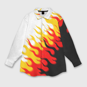 Мужская рубашка oversize 3D с принтом Огонь ,  |  | abstract | geometry | geometry stripes | texture | абстракция | геометрические полосы | геометрия | огонь | пламя | текстура