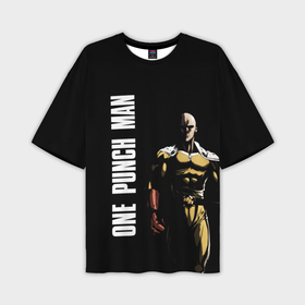 Мужская футболка oversize 3D с принтом One Punch Man в Белгороде,  |  | Тематика изображения на принте: one punch man | saitama | ванпанчмен | герои | люди | персонажи | сайтама
