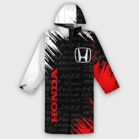 Дождевик унисекс 3D с принтом HONDA в городе Новоалтайск,  |  | auto | car | honda | honda civic | sportcar. | авто | хонда | хонда аккорд | хонда цивик