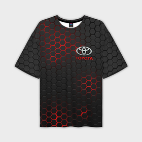 Мужская футболка oversize 3D с принтом Toyota Тойота ,  |  | auto | sport | toyota | авто | автомобиль | автомобильные | бренд | марка | машины | спорт | тойота