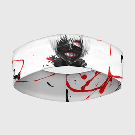 Повязка на голову 3D с принтом Гуль в Тюмени,  |  | anime | аниме | брызги красок | гуль | гуля | краска | токийский гуль | токио