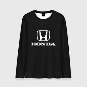 Мужской лонгслив 3D с принтом Honda в Тюмени, 100% полиэстер | длинные рукава, круглый вырез горловины, полуприлегающий силуэт | honda | авто | автомобиль | машина | машина хонда | мото | мотоцикл | хонда