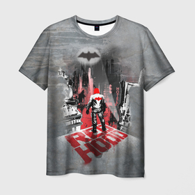 Мужская футболка 3D с принтом Red Hood , 100% полиэфир | прямой крой, круглый вырез горловины, длина до линии бедер | batman | batman arkham knight | red hood | vdzabma | бэтмен | бэтмен рыцарь аркхема | красный колпак