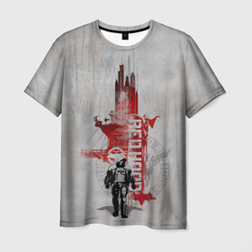 Мужская футболка 3D с принтом Red Hood в Белгороде, 100% полиэфир | прямой крой, круглый вырез горловины, длина до линии бедер | batman | batman arkham knight | red hood | vdzabma | бэтмен | бэтмен рыцарь аркхема | красный колпак