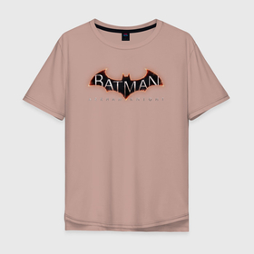 Мужская футболка хлопок Oversize с принтом Batman: Arkham Knight в Тюмени, 100% хлопок | свободный крой, круглый ворот, “спинка” длиннее передней части | Тематика изображения на принте: batman | batman arkham knight | vdzabma | бэтмен | бэтмен рыцарь аркхема