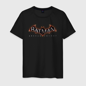 Мужская футболка хлопок с принтом Batman: Arkham Knight в Тюмени, 100% хлопок | прямой крой, круглый вырез горловины, длина до линии бедер, слегка спущенное плечо. | batman | batman arkham knight | vdzabma | бэтмен | бэтмен рыцарь аркхема