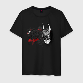 Мужская футболка хлопок с принтом I Know How You Think в Екатеринбурге, 100% хлопок | прямой крой, круглый вырез горловины, длина до линии бедер, слегка спущенное плечо. | batman | batman arkham knight | vdzabma | бэтмен | бэтмен рыцарь аркхема