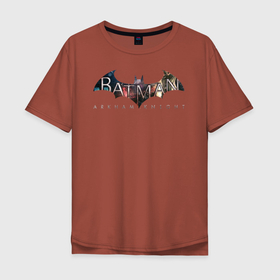 Мужская футболка хлопок Oversize с принтом Batman: Arkham Knight в Тюмени, 100% хлопок | свободный крой, круглый ворот, “спинка” длиннее передней части | Тематика изображения на принте: batman | batman arkham knight | vdzabma | бэтмен | бэтмен рыцарь аркхема