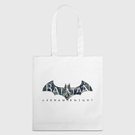 Шоппер 3D с принтом Batman: Arkham Knight сумки , 100% полиэстер | Плотность: 200 г/м2; Размер: 34×35 см; Высота лямок: 30 см | Тематика изображения на принте: 