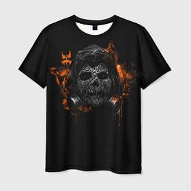 Мужская футболка 3D с принтом Scarecrow , 100% полиэфир | прямой крой, круглый вырез горловины, длина до линии бедер | batman | batman arkham knight | scarecrow | vdzabma | бэтмен | бэтмен рыцарь аркхема | пугало