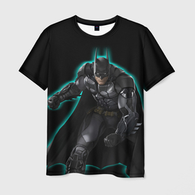 Мужская футболка 3D с принтом Batman: Arkham Knight , 100% полиэфир | прямой крой, круглый вырез горловины, длина до линии бедер | batman | batman arkham knight | vdzabma | бэтмен | бэтмен рыцарь аркхема