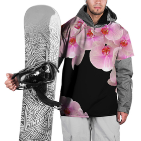 Накидка на куртку 3D с принтом Орхидеи в ночи в Новосибирске, 100% полиэстер |  | азия | бабочки | бутоны | ветки | девушкам | джунгли | женщинам | лепестки | летний | лето | листья | любовь | март | орхидеи | орхидея | подарок | природа | растения | розовыецветы | сад | тропика