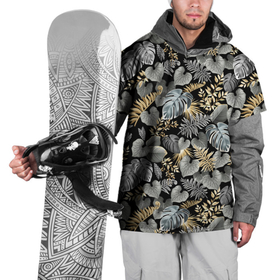 Накидка на куртку 3D с принтом Серебряные листочки в Новосибирске, 100% полиэстер |  | азия | бабочки | ветви | ветки | девушкам | деревья | джунгли | жара | золото | лес | летний | лето | листочки | листья | ночь | отдых | природа | растения | сад | серебро | серый | таиланд | тропики