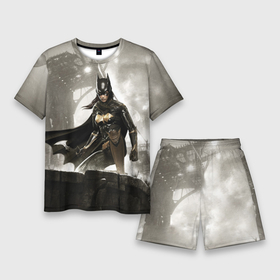 Мужской костюм с шортами 3D с принтом Batgirl в Петрозаводске,  |  | batgirl | batman | batman arkham knight | vdzabma | бэтгерл | бэтмен | бэтмен рыцарь аркхема