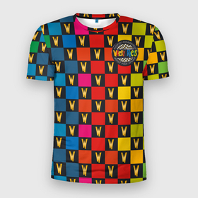 Мужская футболка 3D спортивная с принтом Wacky Races Logo в Тюмени, 100% полиэстер с улучшенными характеристиками | приталенный силуэт, круглая горловина, широкие плечи, сужается к линии бедра | vdosadir | wacky races | безумные гонки | ханна барбера