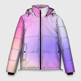 Мужская зимняя куртка 3D с принтом светлый градиент розовый мода , верх — 100% полиэстер; подкладка — 100% полиэстер; утеплитель — 100% полиэстер | длина ниже бедра, свободный силуэт Оверсайз. Есть воротник-стойка, отстегивающийся капюшон и ветрозащитная планка. 

Боковые карманы с листочкой на кнопках и внутренний карман на молнии. | Тематика изображения на принте: без логотипов | градиент | желтый | краска | кремовый | легкий | мода | нежный | пастельный | переход | плавный | простой | розовый | светлый | сиреневый | тай дай | тайдай | фиолетовый
