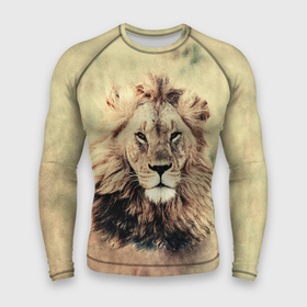 Мужской рашгард 3D с принтом Lion King в Петрозаводске,  |  | animals | king | lion | африка | взгляд | голова | грива | дикие | животные | зверек | зверь | зодиак | клыки | король | кот | кошак | кошка | лапы | лев | лео | львенок | оскал | природа | саванна | симба | созвездие