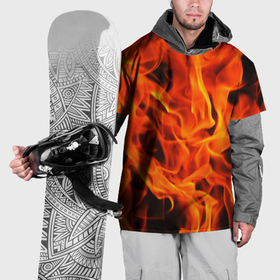 Накидка на куртку 3D с принтом Огонь в Белгороде, 100% полиэстер |  | fire | в огне | взрыв | огненный | огонь | пожар | текстура