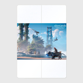 Магнитный плакат 2Х3 с принтом Horizon 2: Forbidden West в Петрозаводске, Полимерный материал с магнитным слоем | 6 деталей размером 9*9 см | horizon 2: forbidden west | horizon forbidden west | игра | природа | элой