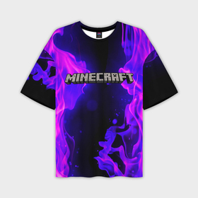 Мужская футболка oversize 3D с принтом Minecraft в Тюмени,  |  | creeper | game | minecraft | блоки | игра | квадраты | компьютерная | крипер | майнкрафт | огонь
