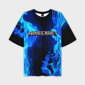 Мужская футболка oversize 3D с принтом Minecraft в Екатеринбурге,  |  | creeper | game | minecraft | блоки | игра | квадраты | компьютерная | крипер | майнкрафт | огонь