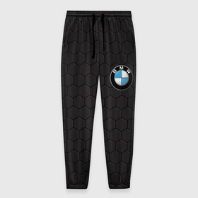 Мужские брюки 3D с принтом BMW , 100% полиэстер | манжеты по низу, эластичный пояс регулируется шнурком, по бокам два кармана без застежек, внутренняя часть кармана из мелкой сетки | Тематика изображения на принте: bmw | авто | автомобиль | бмв | логотип | марка | машина | надпись | текстура
