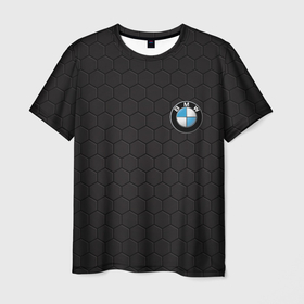 Мужская футболка 3D с принтом BMW , 100% полиэфир | прямой крой, круглый вырез горловины, длина до линии бедер | bmw | авто | автомобиль | бмв | логотип | марка | машина | надпись | текстура